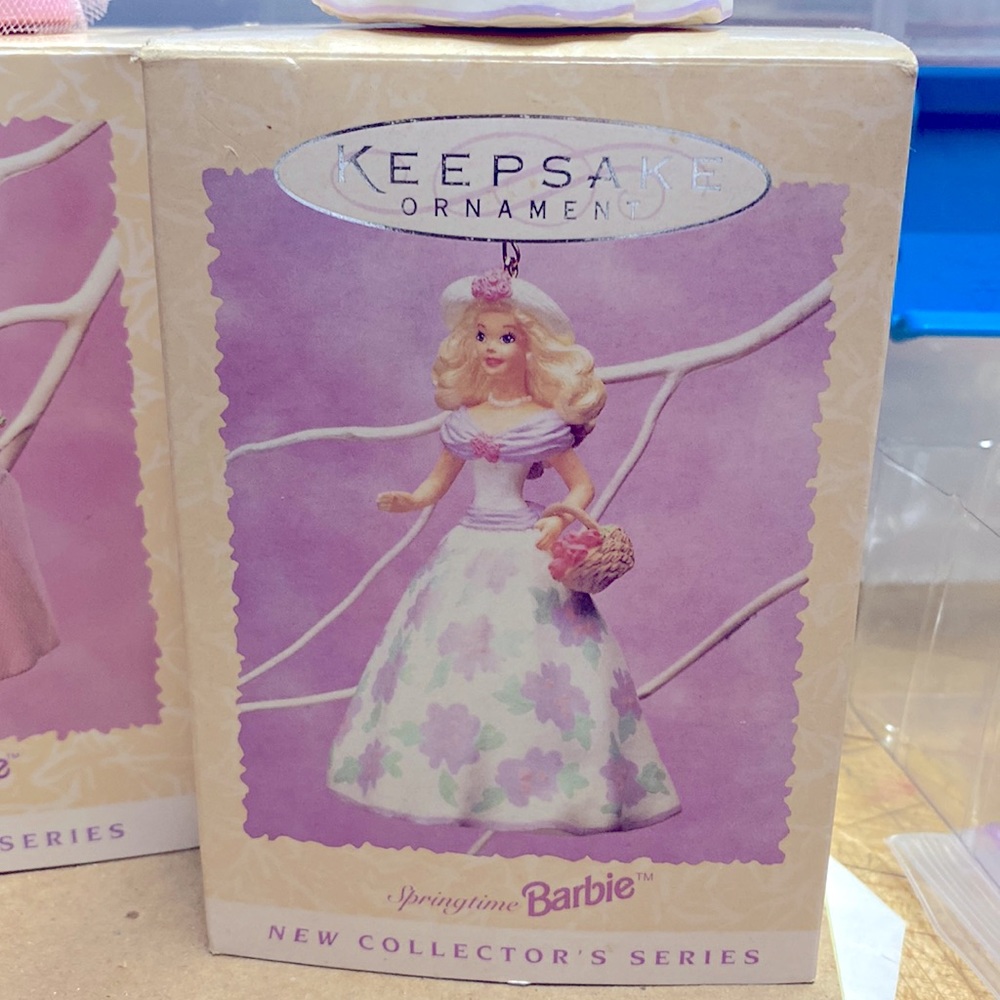Hallmark Springtime Barbie Keepsake Ornament 1st in the series